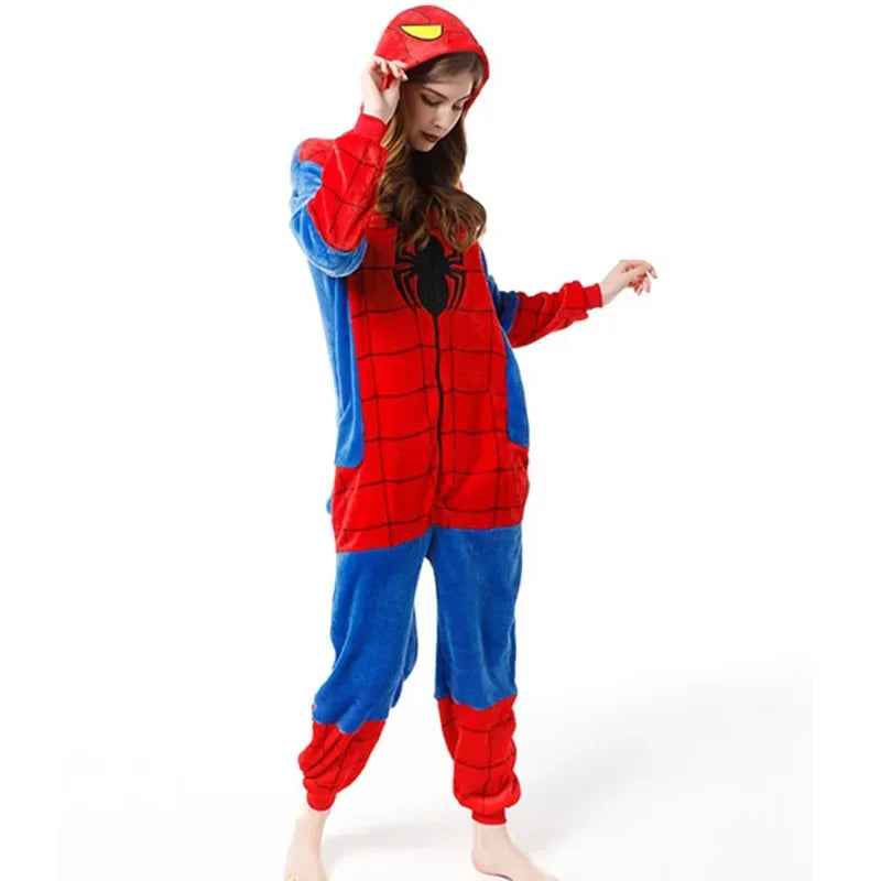 Menino menina crianças aranha pijama vermelho conjunto flanela crianças desenhos animados animais